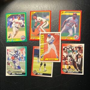 Vintage Sports Trading Cards Collection including: (Bo Jackson’s score 91 card!